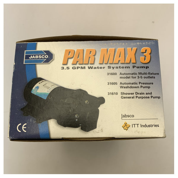 Jabsco par max 3 tlak kontrolirana pića vodena pumpa 12v 13l/min - 31600-0092