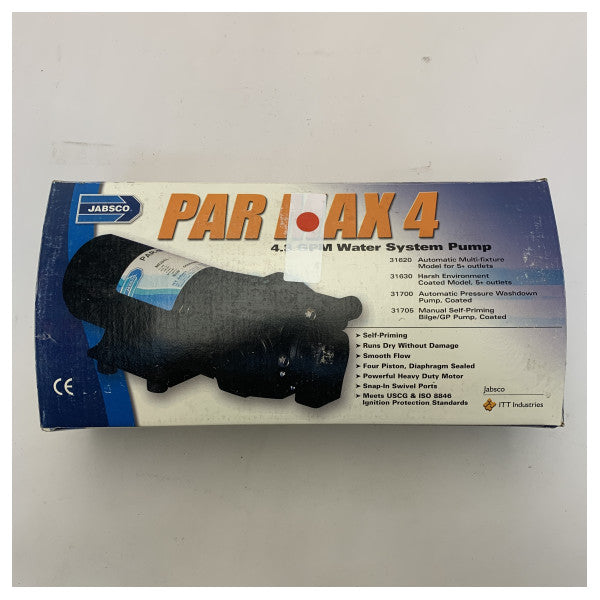 Помпа за питейна вода с регулиране на налягането Jabsco Par Max 4 12V | 16L/min -31620-0092