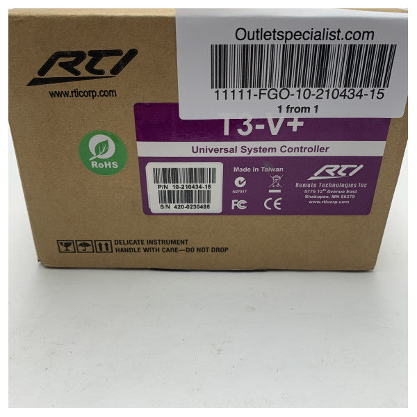 Marine Touch Screen Remote Control RTI T3V Plus - Durable Universal Controller for Maritime Systems