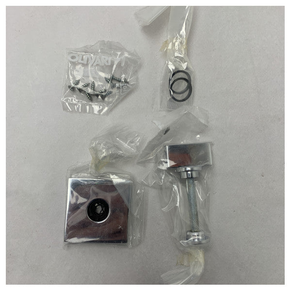 Olivari H202V6B-CR Χρωμιωμένο ορείχαλκο σετ πόμολο πόρτας