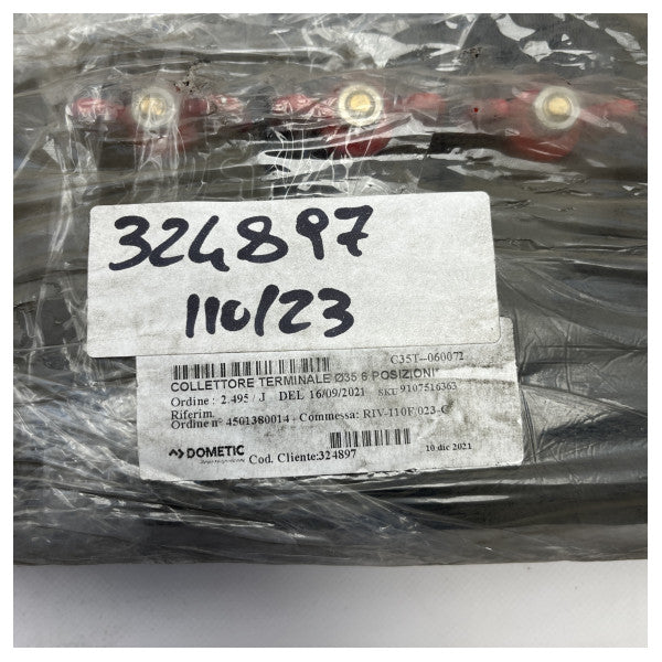 6-портовий муфтовий з'єднувач Dometic для водопровідних систем - 9107516363