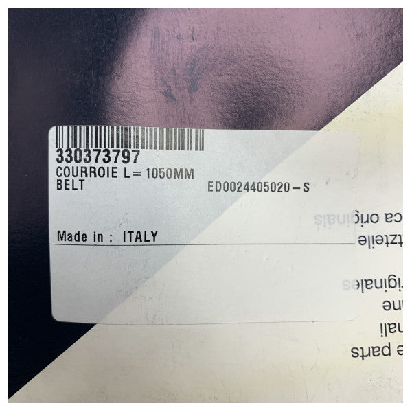 Kohler Lombardini Engine Drive Belt Black - ED0024405020 -S