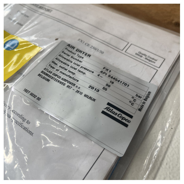 Atlas Copco FX1 RAL9010 compressore essiccatore d'aria