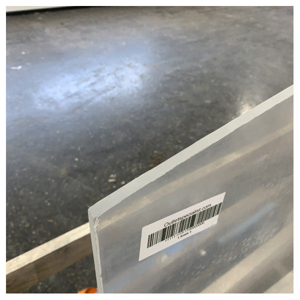 Fjord 40 Open Plexiglas Bootsscheibe 2130 x 1280 x 10 mm - TBF2003