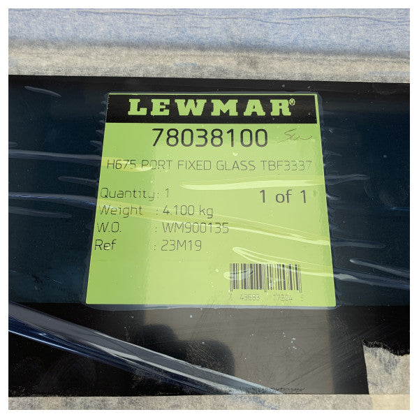 Lewmar Hanse 675 Glas-Einsatz für Rumpf 10 mm - TBF3337 - 78038100