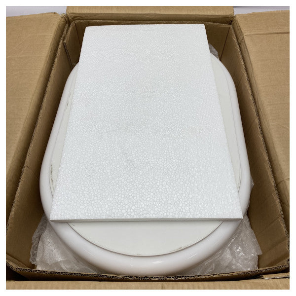 Durable Marine Oval Sink Antonio Lupi Piper - White Ceramic Basin for Boats and Wet Environments - M06705ABIA