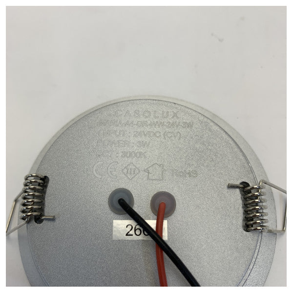Casolux Maria A4 build in Recessed Downlight Spot 58-68 Lm/w 12/24V 3000K