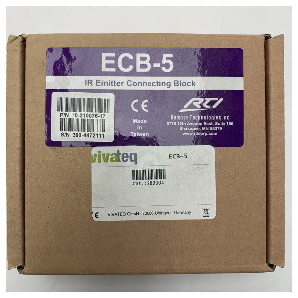 RTI ECB-5 Διαχωριστής IR για θαλάσσια χρήση - Ανθεκτικός διανομέας σήματος υπερύθρων για τηλεχειριστήρια