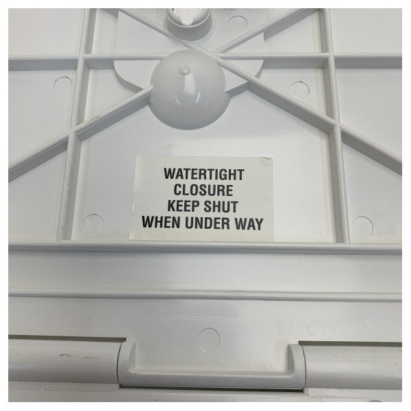 Osłona inspekcyjna Osculati White do montażu wbudowanego 600 x 250 mm - 20.295.00