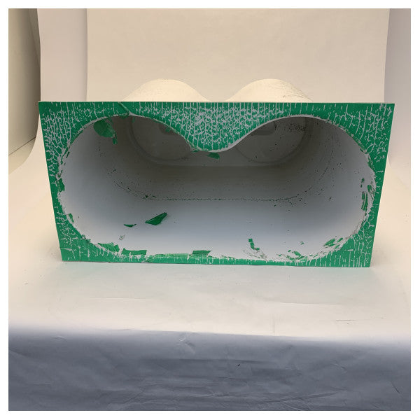 Moody 45 DeckSaloon Gasbin aus glasfaserverstärktem Kunststoff weiß beschichtet - PPG2439