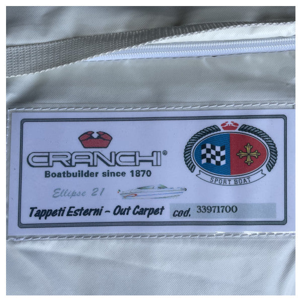 Cranci Ellipse 21 alfombra de bañera azul original - 33971700