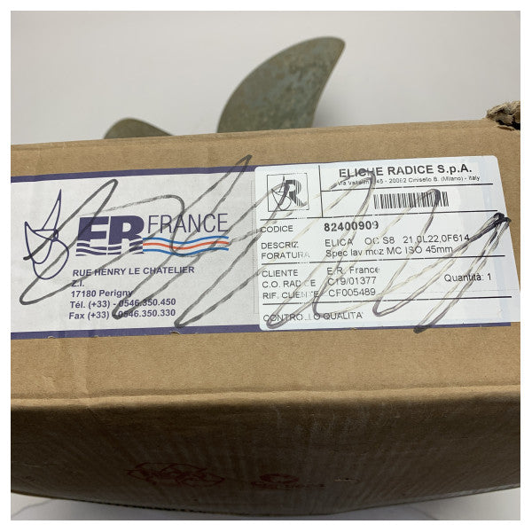 France helices 4-bladig propeller 21 x 24 LH 45 mm - 82400909