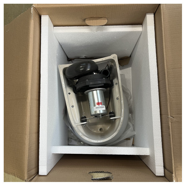 Planus Elite beyaz kısa 24V elektrikli deniz tuvaleti