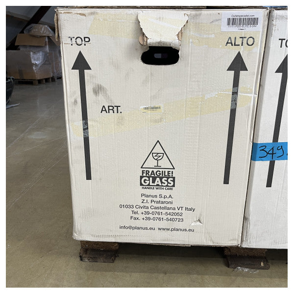 Planus Elite beyaz kısa 24V elektrikli deniz tuvaleti