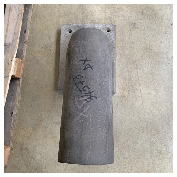 Stödaxel 90 mm vänster skyttel Hållbar metallaxellager för marina applikationer för tunga sjötransporter