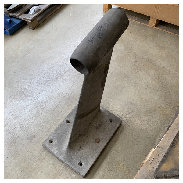 Stödaxel 90 mm vänster skyttel Hållbar metallaxellager för marina applikationer för tunga sjötransporter