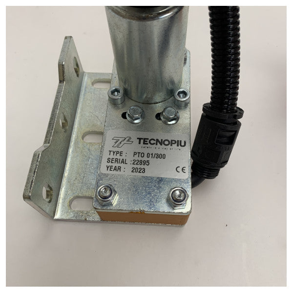 Tecnopiu PTO 01/300 drejebænkspatron-afskærmning sikkerhedsskærm