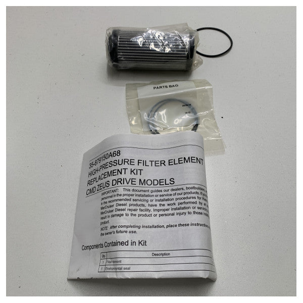 Elemento filtrante original Mercury Mercruiser - 35-879150A68
