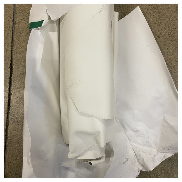 Foglizzo Marine White S305-læder til holdbar og luksuriøs bådpolstring 13M2