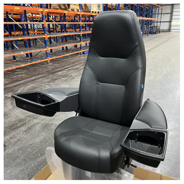 Norsap NS1700 Pilot Seat with Fixed Seat Support Black Leather