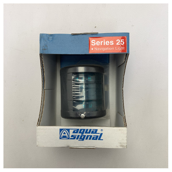 Luz de navegação verde Aqua Signal série 25 lado estibordo preto - 3519102000