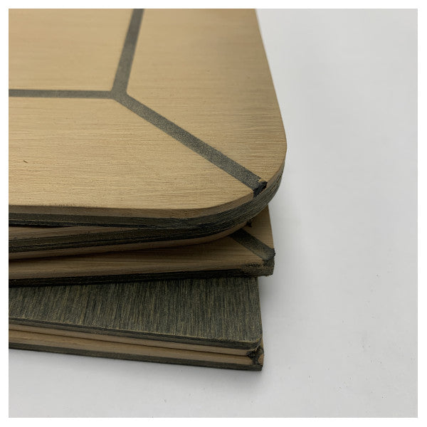 Ferretti F650 flexiteak flybridge tik basamaklar