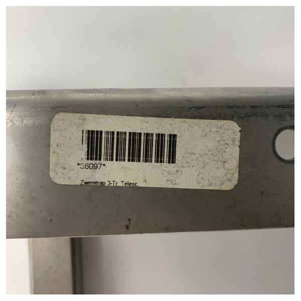 Allpa 36097 inox 3-stepna ljestva za kupanje produživa