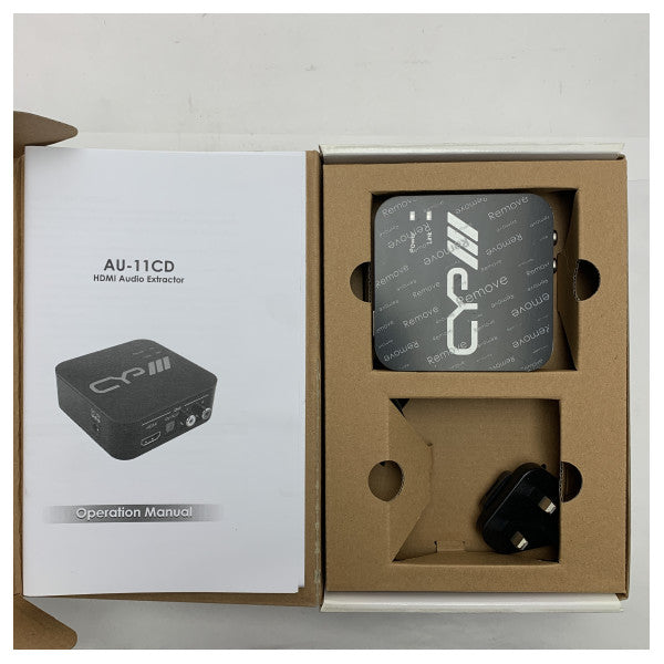 CYP AU-11CD Desembaçador de áudio HDMI com som surround 5.1