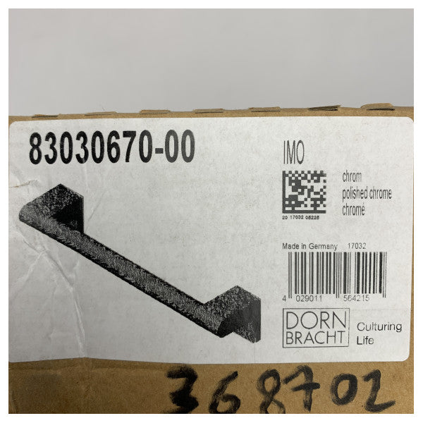 Dornbracht 83030670-00 тримач для рушників стильний 30см полірований хром