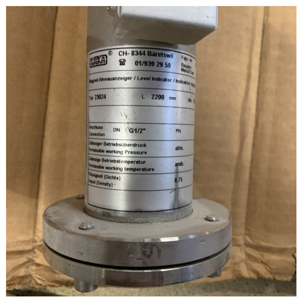 Marine Grade VEKA Visual Floater 23024/PN16 Stainless Steel Level Indicator for Tanks and Pipelines