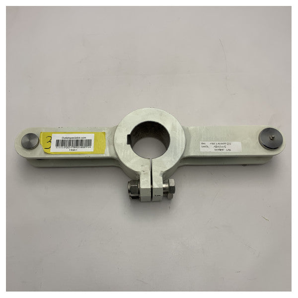 Double Tiller Bar for Marine Steering Systems - Durable Corrosion-Resistant Metal with Easy Mounting