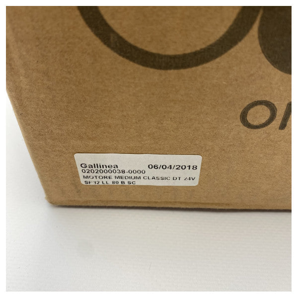 Gallinea среден двигател за чистачките на предното стъкло 24V SP32 LL 80 B SC