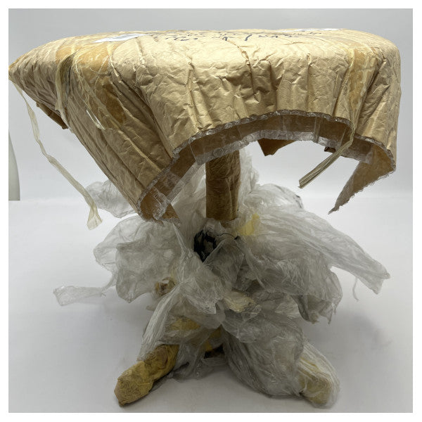 طاولة جانبية جلدية من بولترونا فراو بوب جلدية 45 × 43 سم � طاولة جانبية مدمجة ومتينة ومقاومة للعوامل الجوية للديكورات الداخلية للقوارب