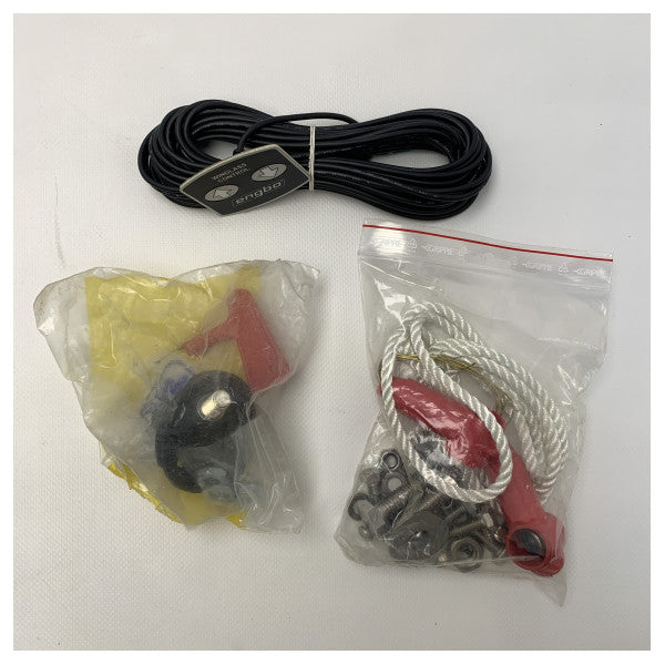 Бокова лебідка Engbo Maxi 38 1000 Вт | 12 В | лебідка з нержавіючої сталі | якірна лебідка - 38-3M-12110