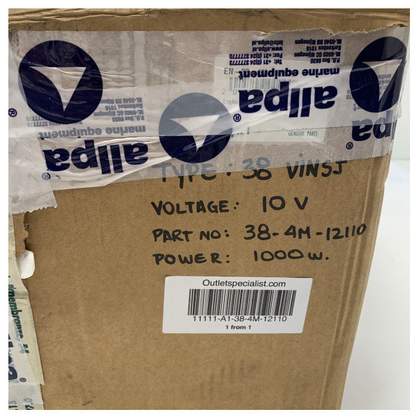 إنجبو ماكسي 38 | 1000 واط | رافعة هوائية كهربائية 12 فولت | رافعة هوائية للمرساة - 38-4M-12110