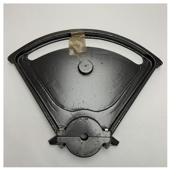 Морський металевий квадрант 380 мм з чорним покриттям для надійної морської навігації та позиціонування