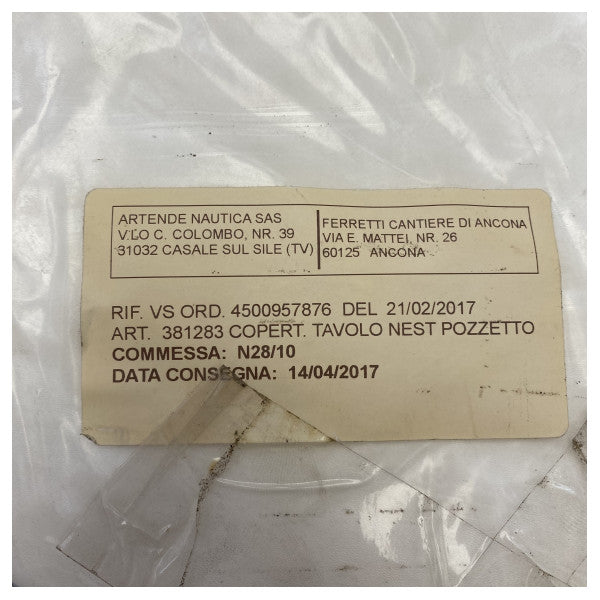 Custom Line Navetta N28 Nest Cockpittischabdeckung weiß - 381283