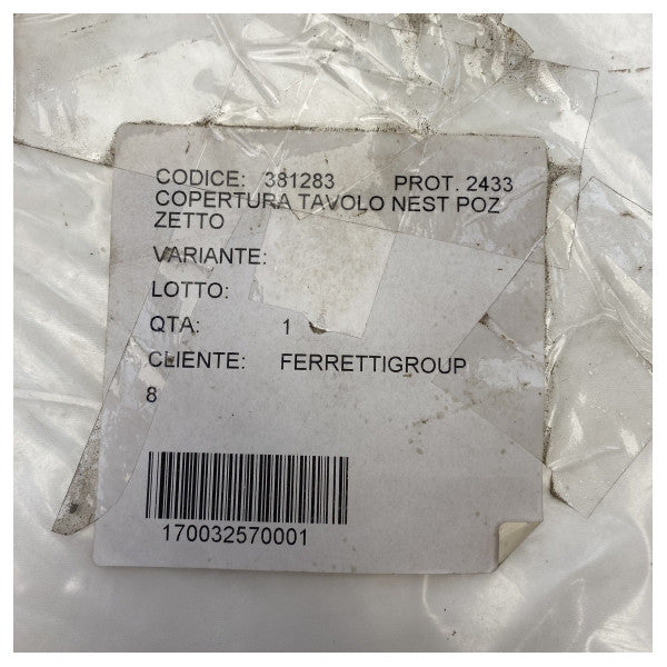 Custom Line Navetta N28 Nest Cockpittischabdeckung weiß - 381283