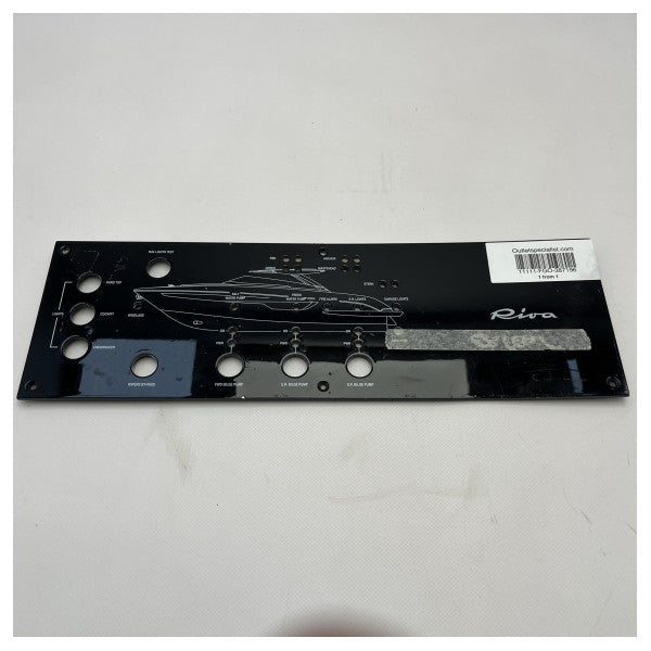 Panel de control original de la bomba de achique y luz de navegación Riva Rivale 56 negro - 387196