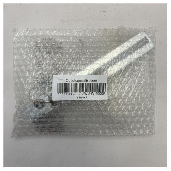 Altraluce Χρώμιο φωτιστικό τοίχου 2W 24V ουδέτερο λευκό LED για σκάφη και γιοτ - IO 2W 24V 4000K