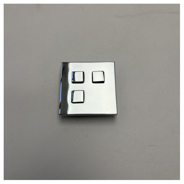 Premium Stainless Steel Marine Mounting Plate 3P 60x60mm for Durable Electrical Connections