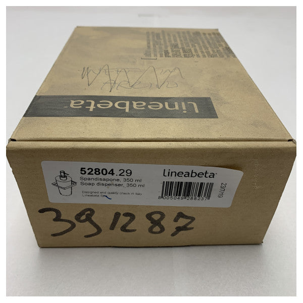 リネアベタマリングレードステンレススチールソープディスペンサー350ミリリットル - 52804.29