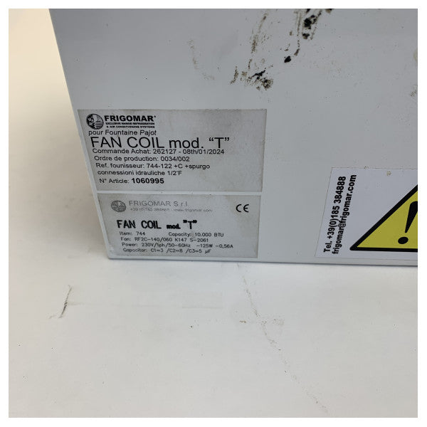 Frigomar 744 Marine Fan Coil Aircon Unit 230V 10.000 BTU