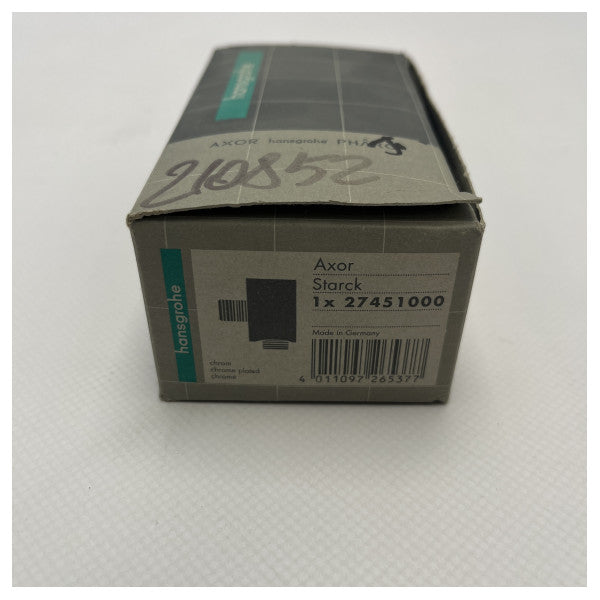 ハンスグローエ アクサー・スタルク カーブシャワーコネクター 27451000 - 耐久性に優れたクロムメッキ真鍮製船舶・ヨット用シャワー継手