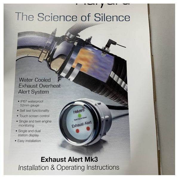 Halyard Doppelabgasausfall-Überwachungssystem (für 2 Motoren) - H021252