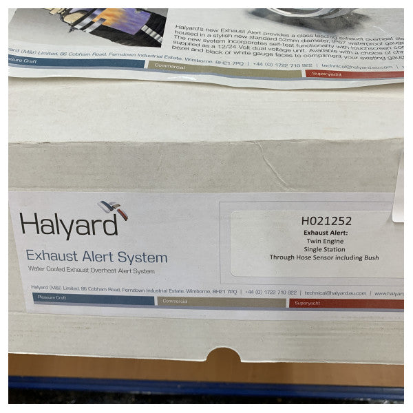 Halyard Doppelabgasausfall-Überwachungssystem (für 2 Motoren) - H021252