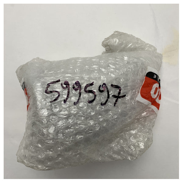 NEMO stödfäste för markisstång i rostfritt stål - D=44 L=150 INCL 15 grader - 599.597