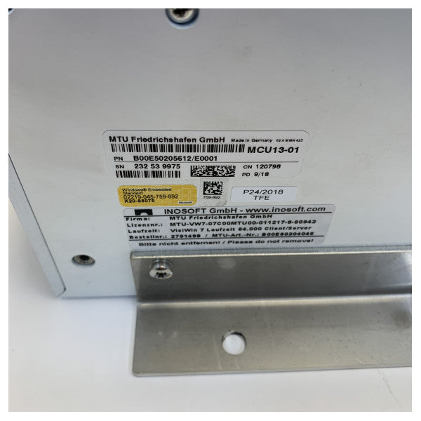 Unità di controllo motore marino MTU MCU13-01 - B00E50205612