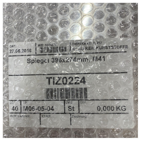 高品質マリンミラー 398x274mm - 船舶用の耐久性のあるボートミラー