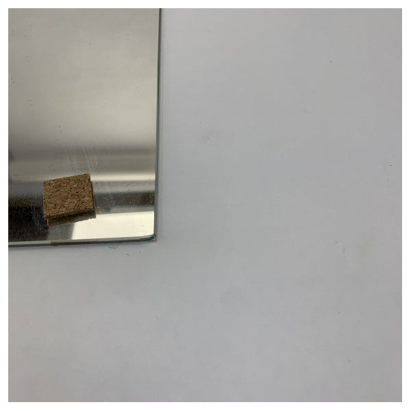 Højkvalitets sikkerhedsglas spejl 430x320mm - Holdbart marinemateriale krystal spejl